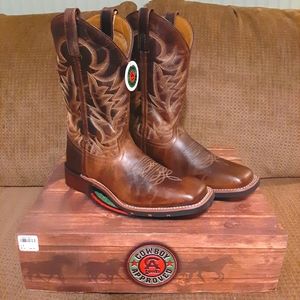 Men's Cowboy Approved Western Boots-9D